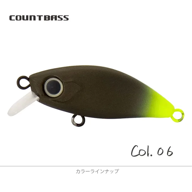 Countbass 43mm 4.8g Slow Sinking Minnow Hardbaits Angler's Fishingg Lures  Wobblers Plug - Fishing Lures - AliExpress