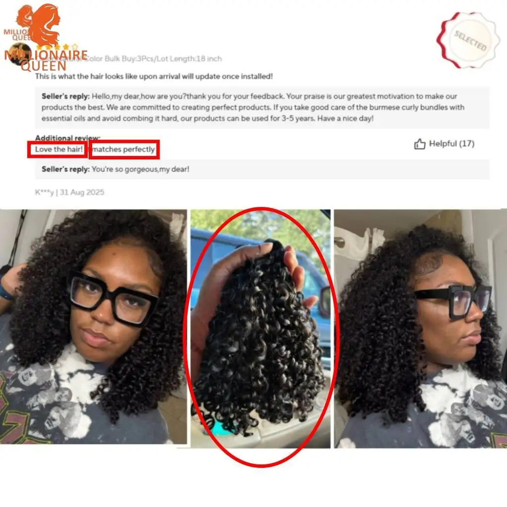 3B3C Burmese Pixie Curly Hair Bundles Virgin Human Hair Burmese Vietnamese Raw Human Hair Extensions Wholesale For Full Head 18A 4