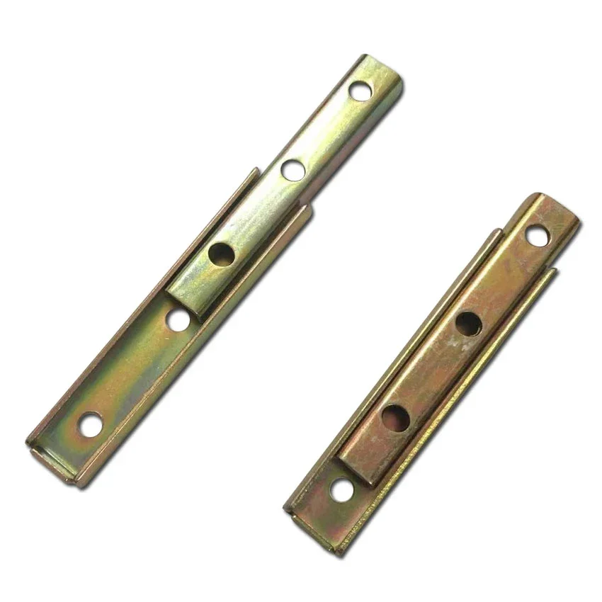 4Pcs/2set Furniture Bed Buckle Insert Connector Hinge Home Sofa Bolt Connecting Pins Accessories, Furniture Bolts Buckle Hinges