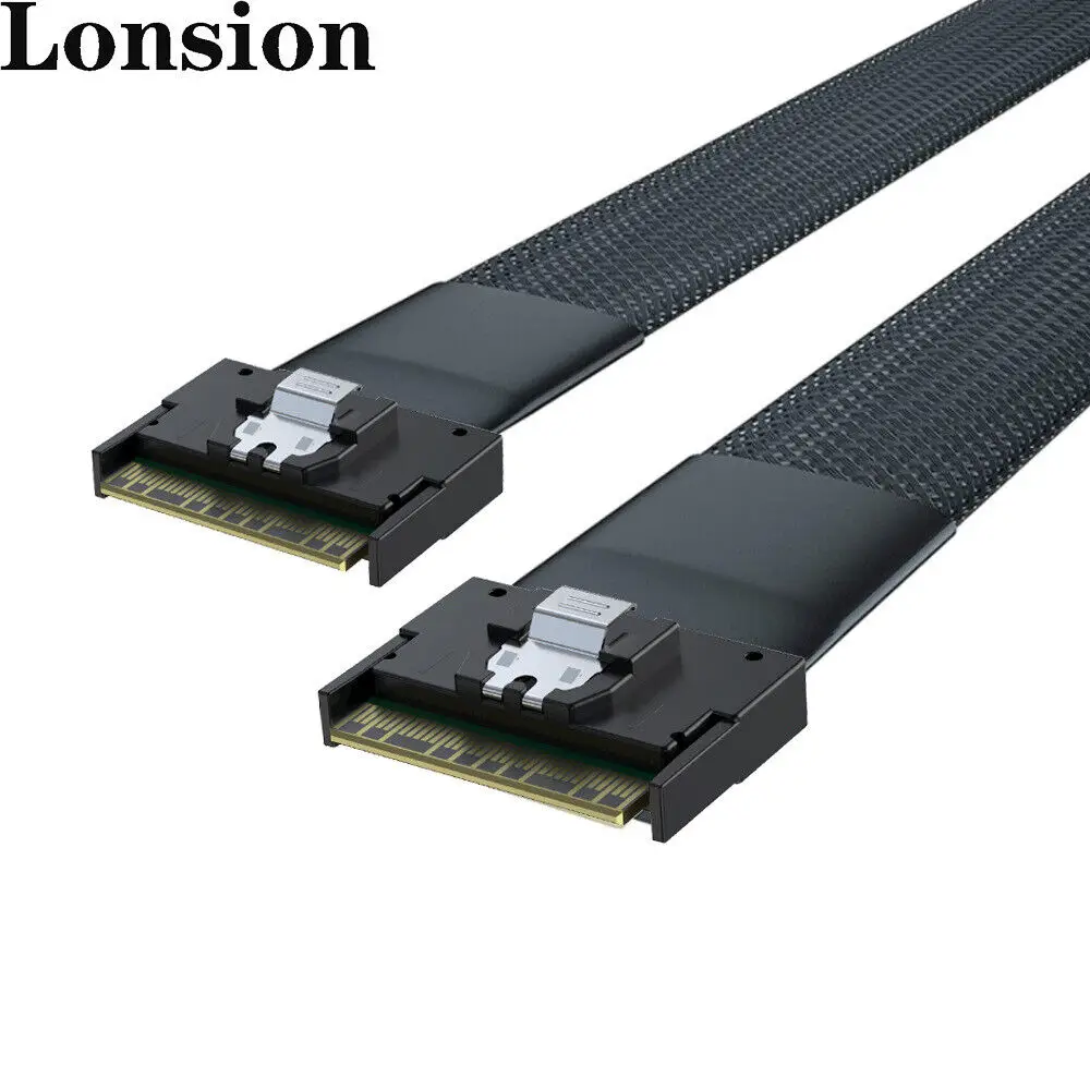 SlimSAS SFF-8654 8i 4.0 To SlimSAS SFF-8654 74P Server Cable