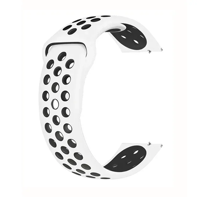 Breathable Sports Silicone Strap - Versatile 20mm/22mm Wristband