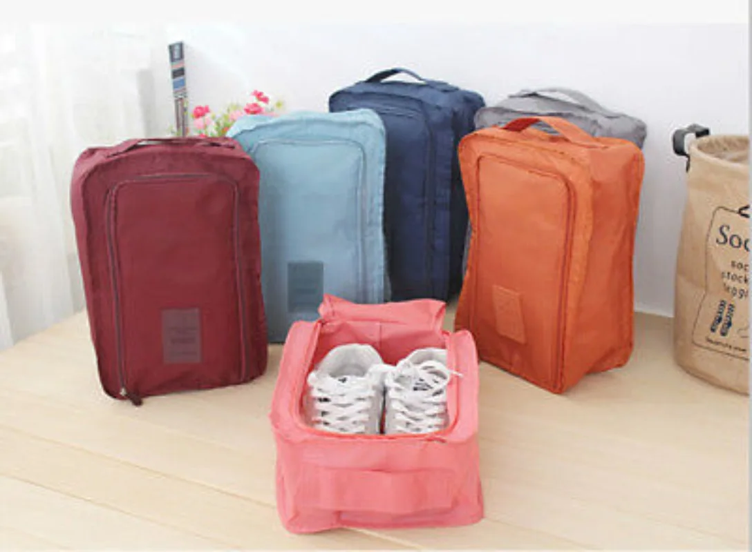 

Modern Fashion Waterproof Portable Travel Handbag Organiser Tote Shoes Pouch Storage Bag Large Container Organizer luggage Bags