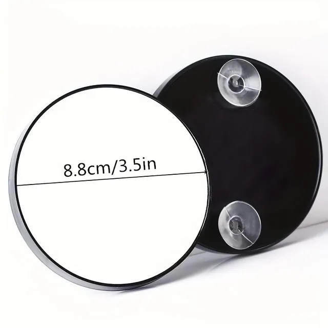 HOMakeup-Miroir grossissant 10x20x 30x fois, avec ventouse, grossissement des points noirs, élimination de l'acné, des pores 6