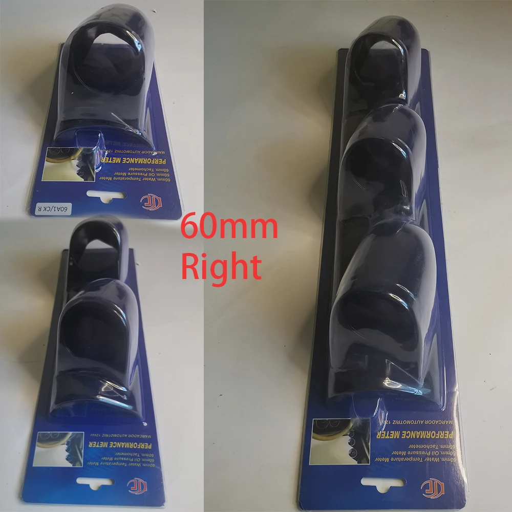 60MM Universal Auto Modified Instrument Right Hand Drive Meter Rack Car Gauge Holder for 2.5-Inch Single/Double /Triple