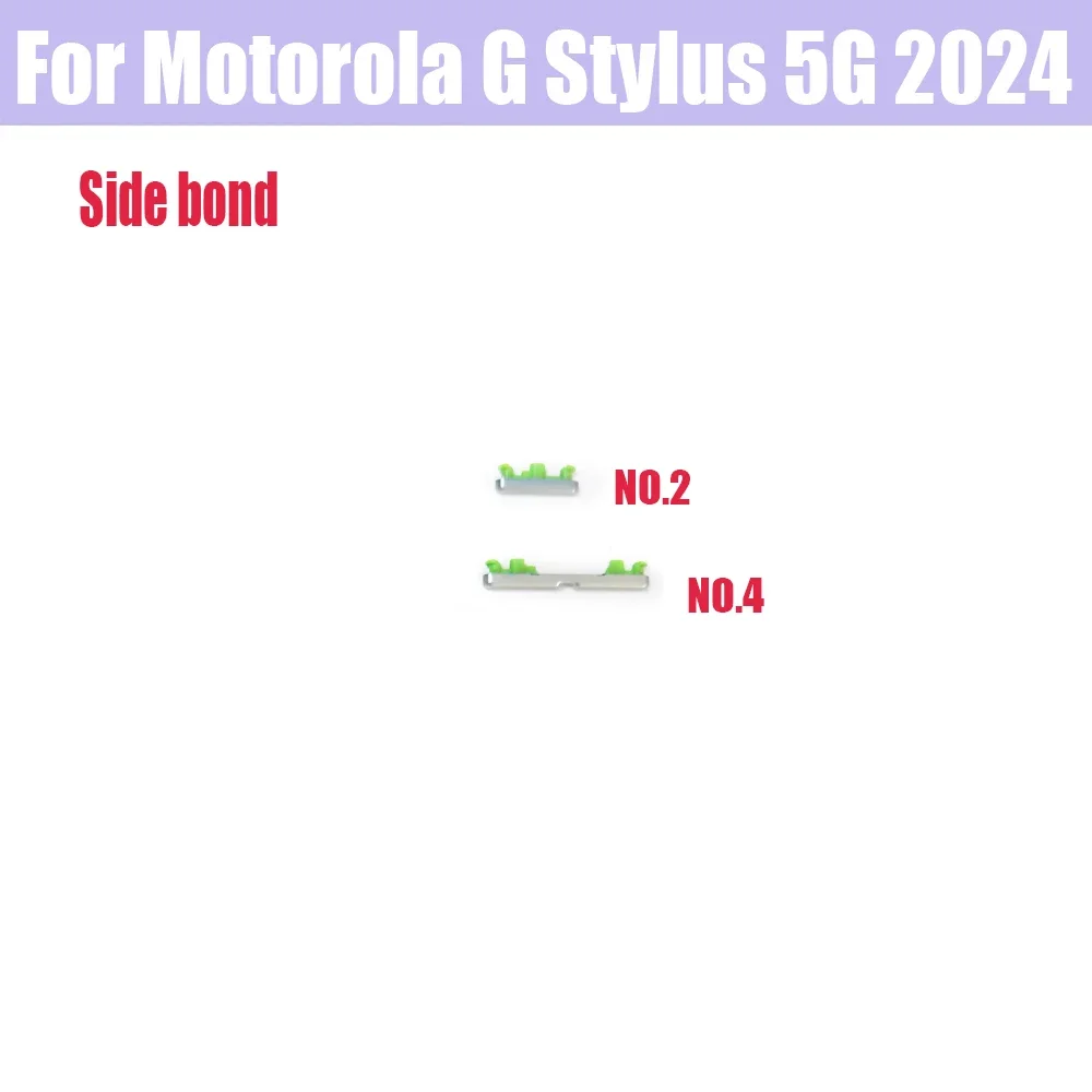 모토로라 모토 G 스타일러스 5G 2024용 사이드 키, 볼륨 버튼 교체 부품
