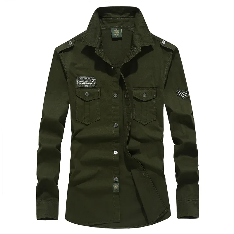 2023 Nuovi Uomini Combat Camicie Militari Degli Stati Uniti Traspirante Manica Lunga Autunno Casual Army Dress Shirt Camisas