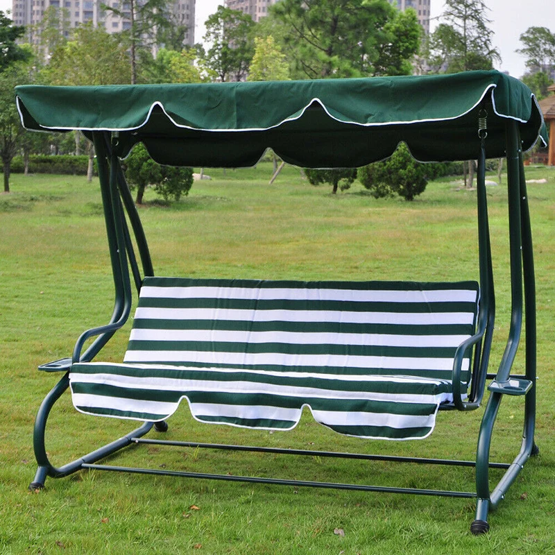 77x43, Green Swing Canopy Replacement Waterproof Top Cover for Outdoor Garden Patio Swing Porch Yard 