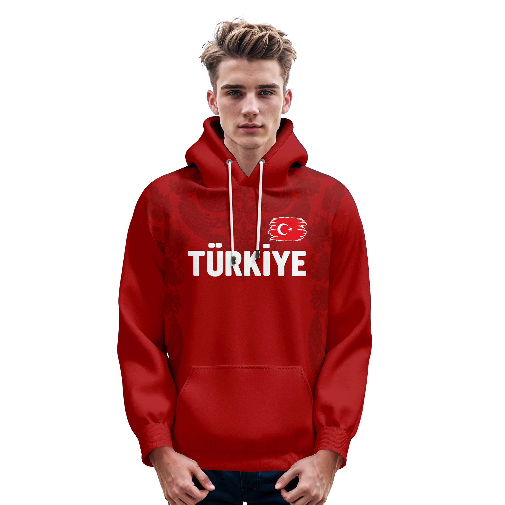 Turkey Basketball Hoodie 3D Print Name Number T&uuml;rkiye Pullover Sweatshirts Men Women Youth Tracksuit Fan Gifts S-5XL
