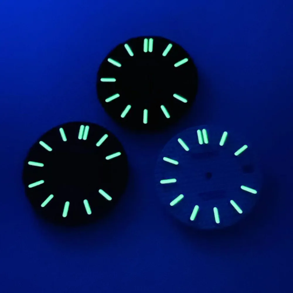 NH35 Dial 28.5mm Modified Farmer Oak Green Luminous Surface Mechanical Watch NH36 Watch Accessories