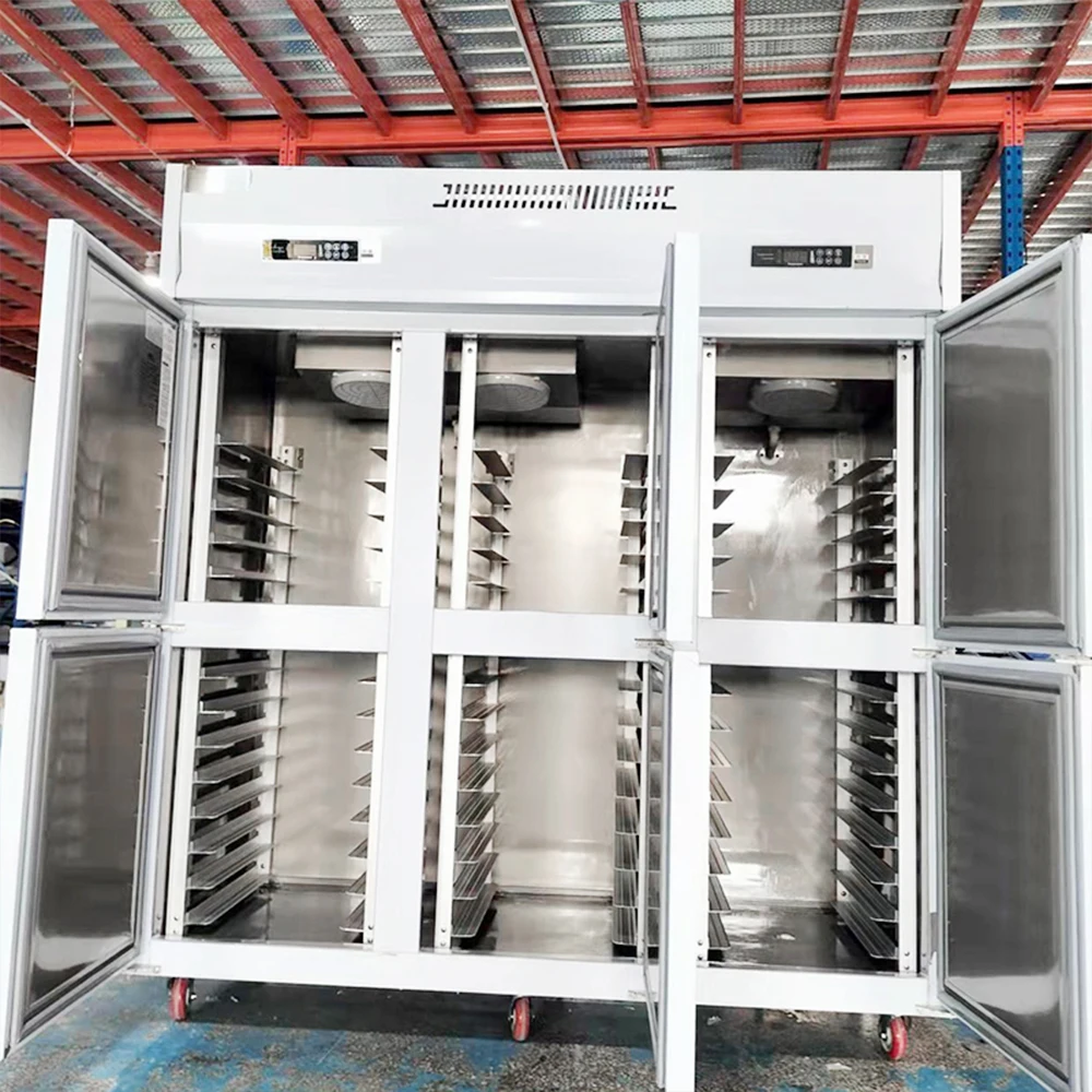Large Space Commercial Six Door Dual Temperature Half Frame Refrigerated Commercial Refrigerator - Image 4