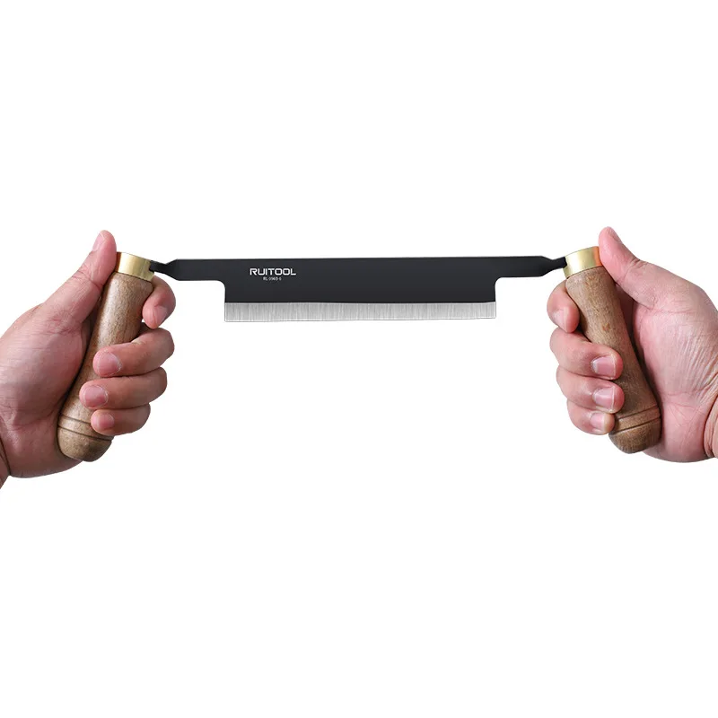 4/6/8 Inch Woodworking Draw Knife Multifunctional Carbon Steel Tree Peeling Planer and Bark Scraper