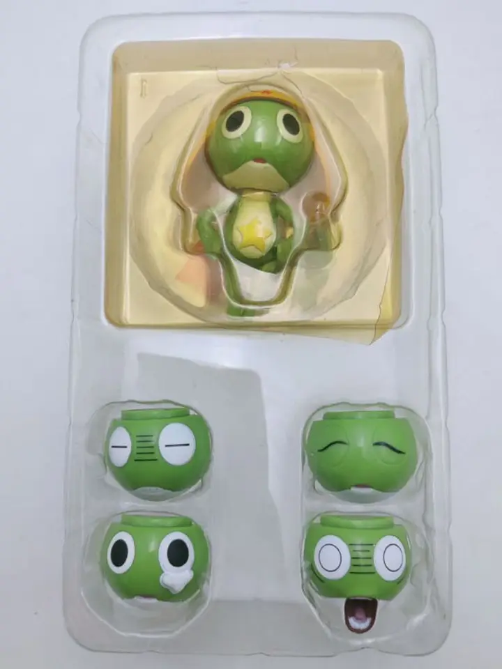 Keroro-アクションフィギュアモデルのおもちゃ,カエルの凹版