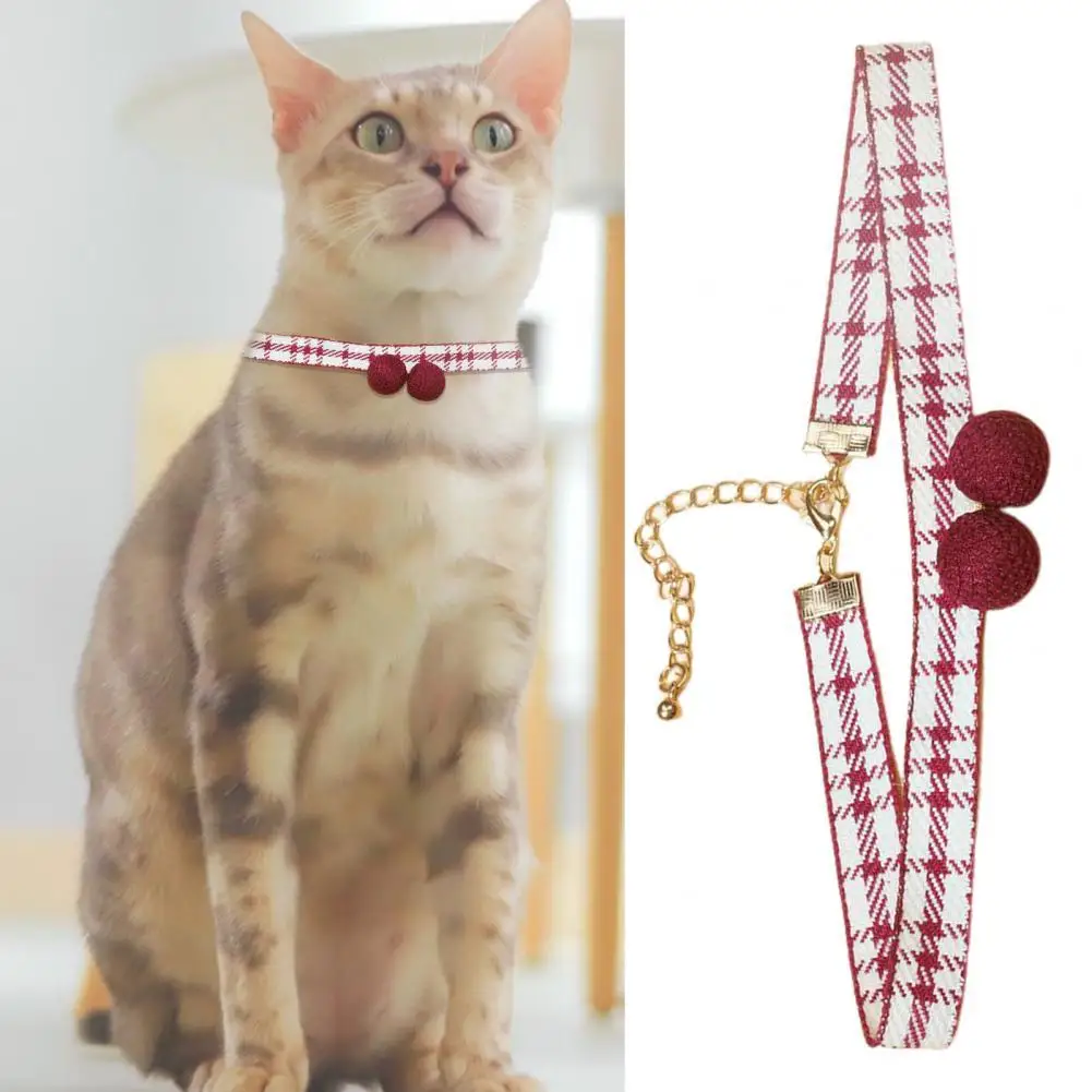 

Kitten Collar Stripe Style Pet Necklace Original Stripe Tie Necklace Cat Accessories