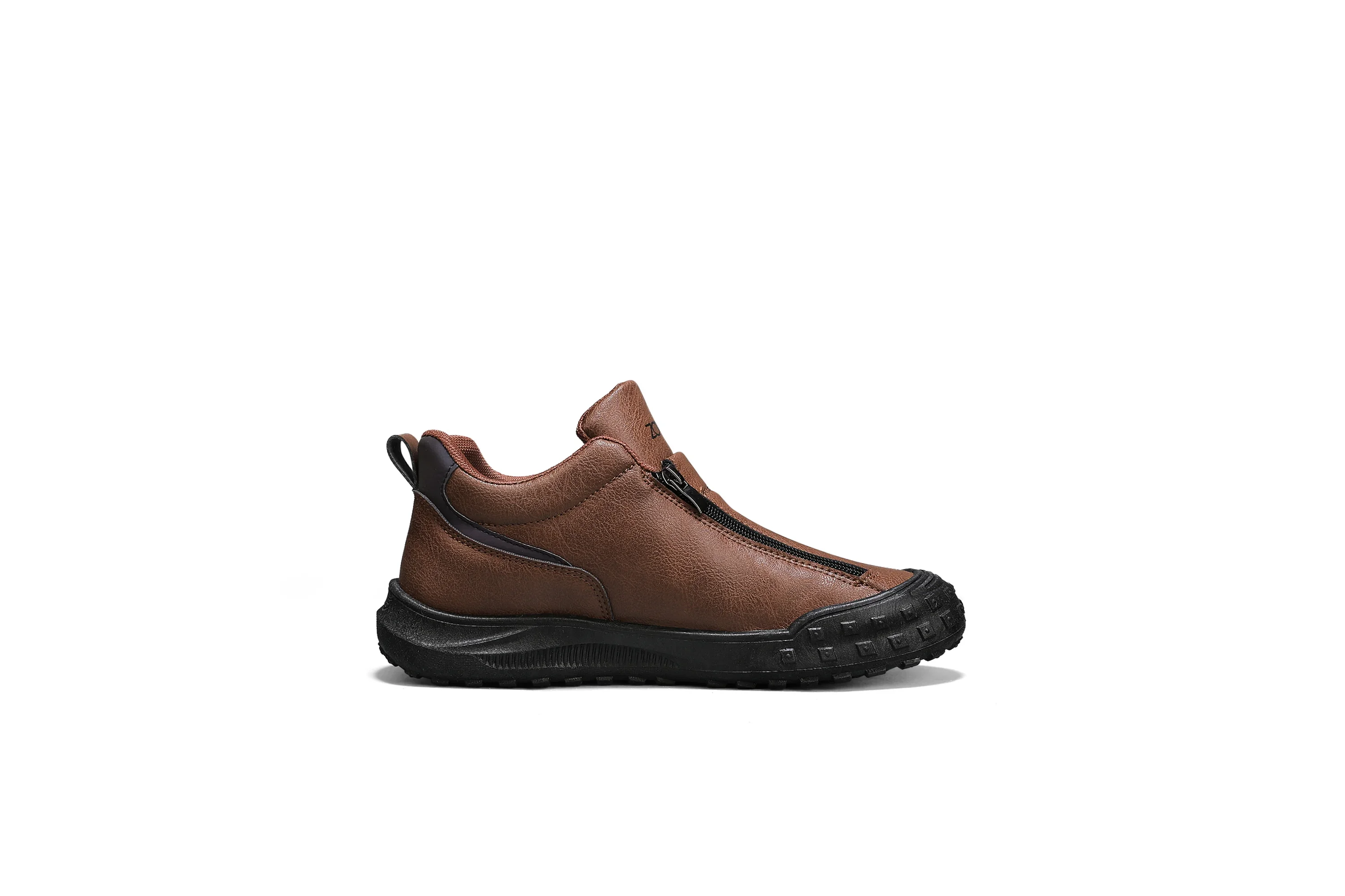 Autumn and Winter Popular Mid-top Zipper Tire-soled Outdoor Sports Shoes for Men 5