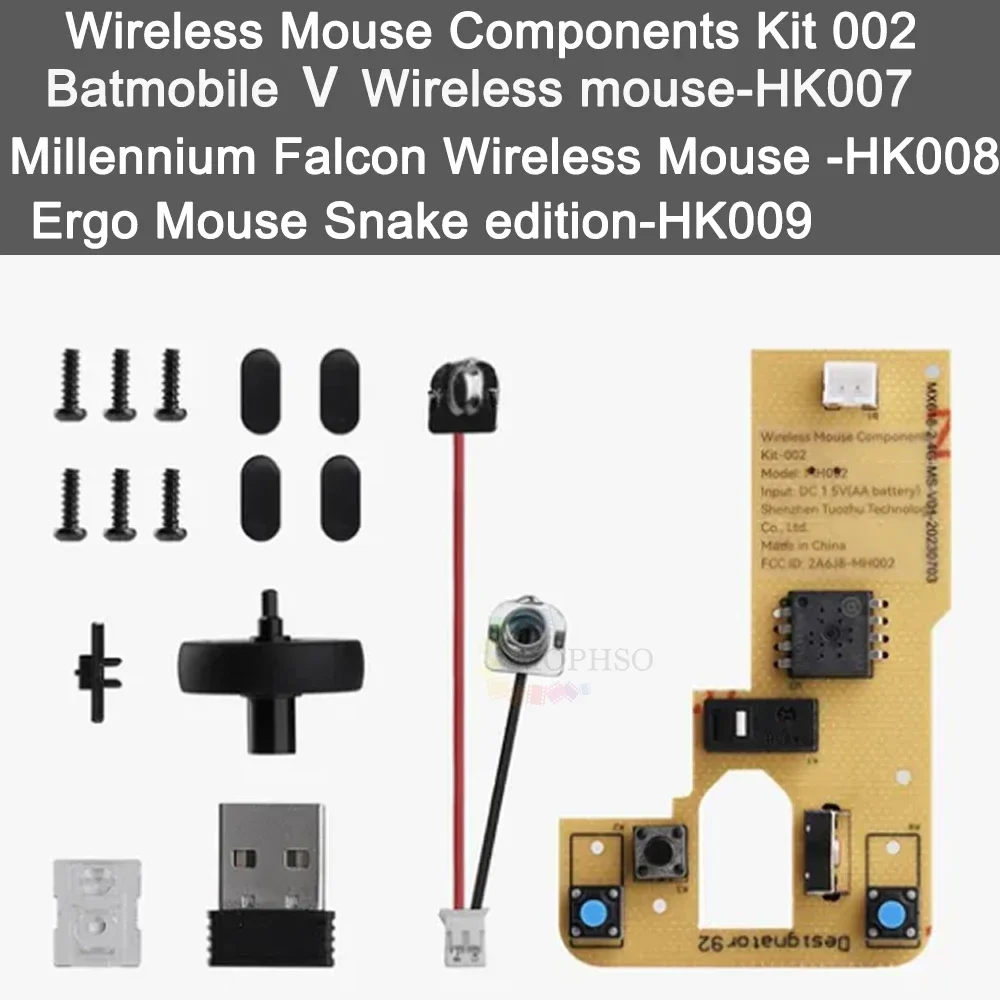 ISTOVO 2X for Bamboo Lab DIY 3D Printing Wireless Mouse Kit Model 002