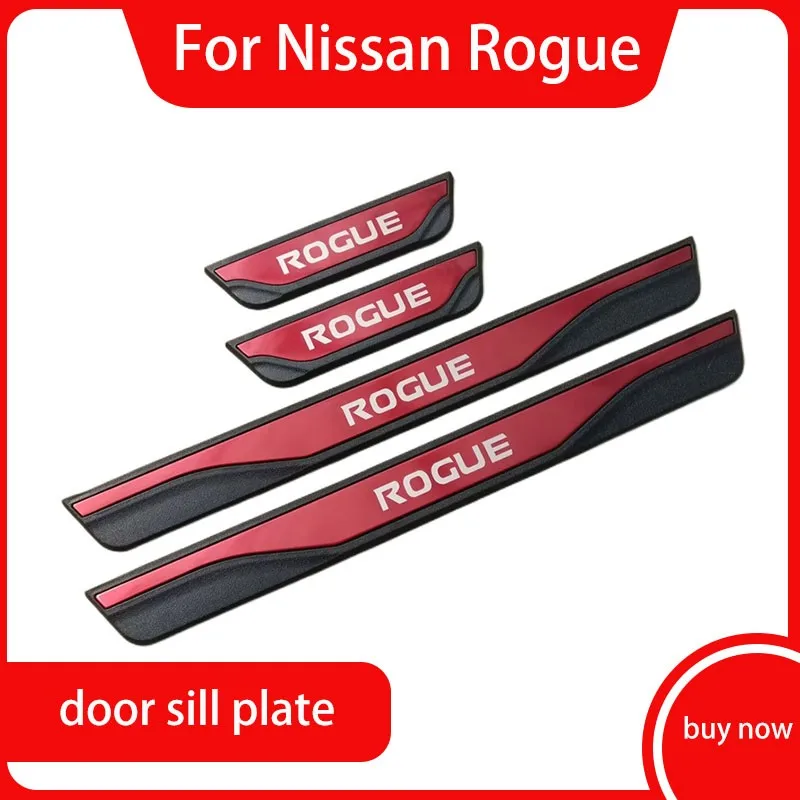 

Car Styling For Nissan Rogue Original ABS plastic car Scuff Plate/Door Sill Door Sill Scuff Plate Welcome Pedal 2014-2019 2020