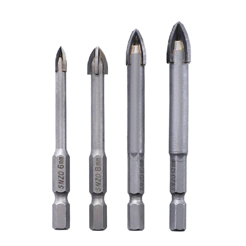 

4/6/8/10/12mm Glass Concrete Drill Bit Set for Triangle Drill Tile Drill Bit Too