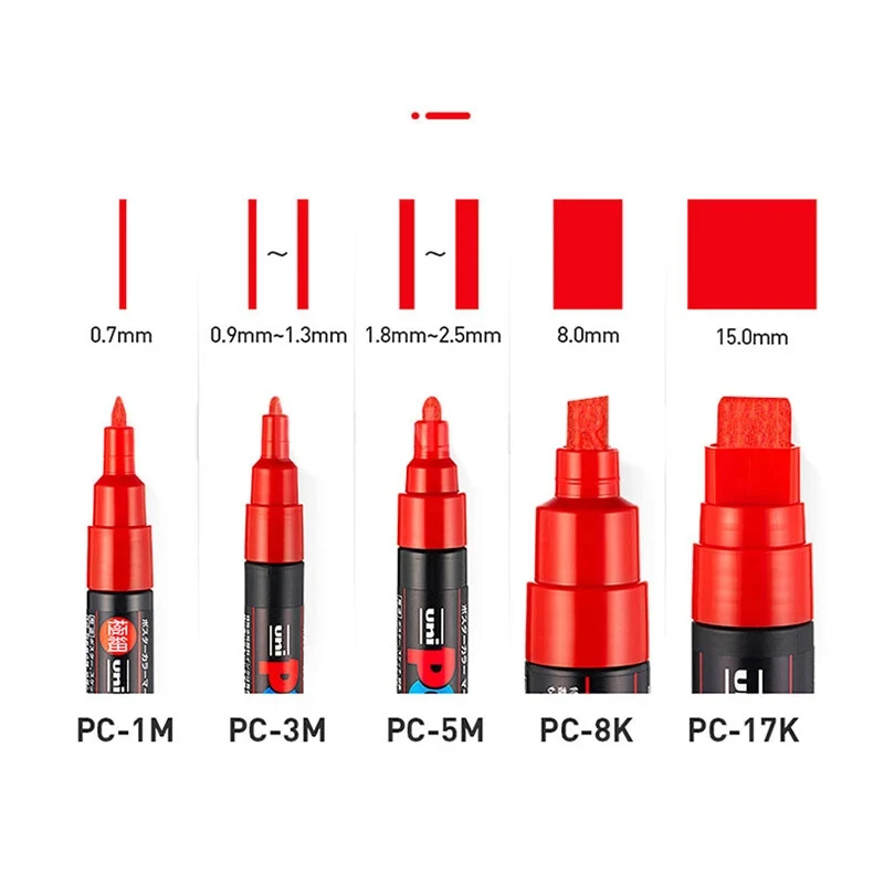 Uni POSCA Marker Paint Pen 39 Colors PC-5M/44 PC-3M/36 PC-1M Acrylic Rock Painting Drawing Graffitti Markers Art Supplies paint marker pen acrylic paint markers art marker pens art markers paint marker pens