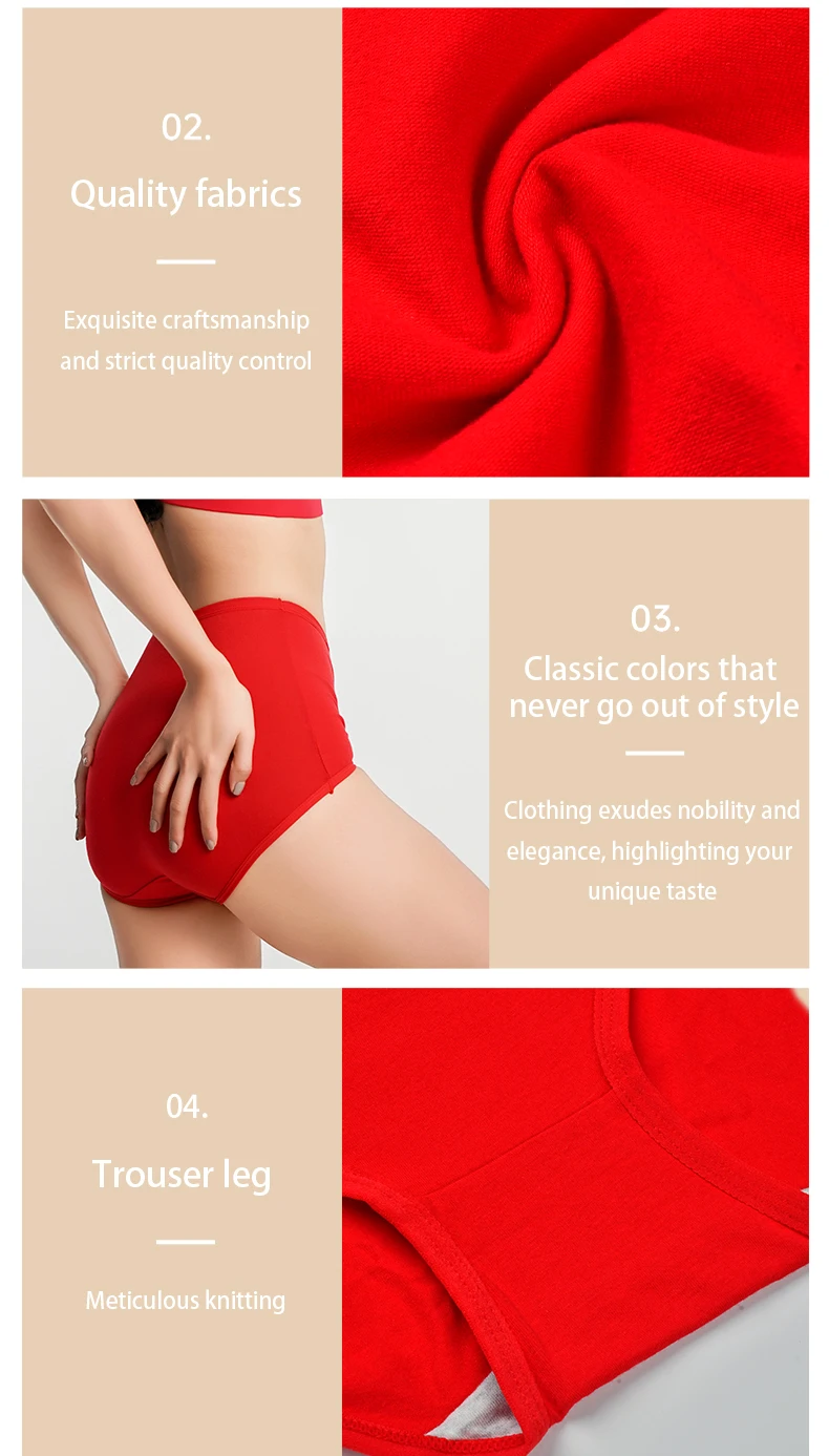 High Waist Panties - Breathable Cotton Briefs | Plus Size Seamless Underwear XL-6XL