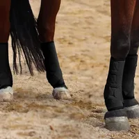 4x Horse Boots Leg Wraps Adjustable Support Professional Leg Guard Leg Protection for Jumping Training Equestrian Accessories 2