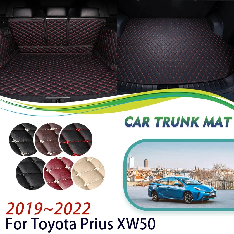 

Dedicated Car Trunk Mats For Toyota Prius XW50 2019 2020 2021 2022 Waterproof Pad Carpet Mud Car Rear Trunk Mats Car Accessories