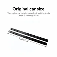 2pcs Car Side Window Wipers Water Mist Removal Silent Wiping of Window Glass Rain Fog Protection Wiper Strips Rubber Cleaner 2