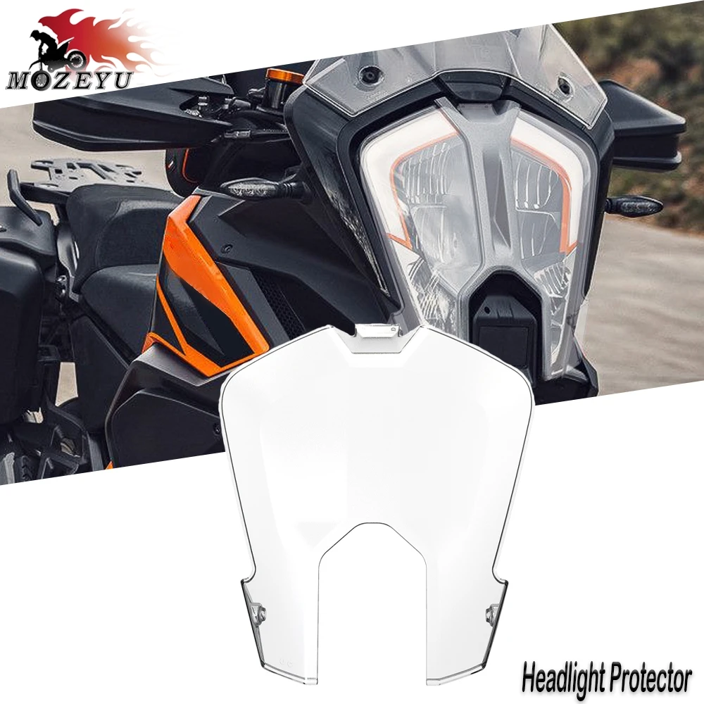 

Headlight Protector Guard Cover For 1290 Super Adventure R S 2021 2022 2023 Acrylic Head Light Protector SuperAdventure 1290 R S