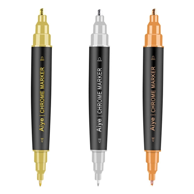 

Deco Color Metallic Pens Premium Acrylic Paint DIY Tshirt Gold Silver
