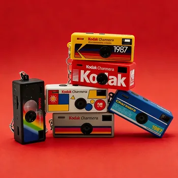 Nuovo portachiavi Kodak CCD Charmera 1987 con Flash Mini fotocamera digitale 35MM/F2.4 Fotocamera digitale 5 colori Regalo per fotocamera a colori casuali 