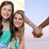 Tai Chi Yin Yang Couple Bracelets Alloy Pendant Adjustable Braid Chain Bracelet Necklace Matching Lover Bracelets Necklaces - Image 5