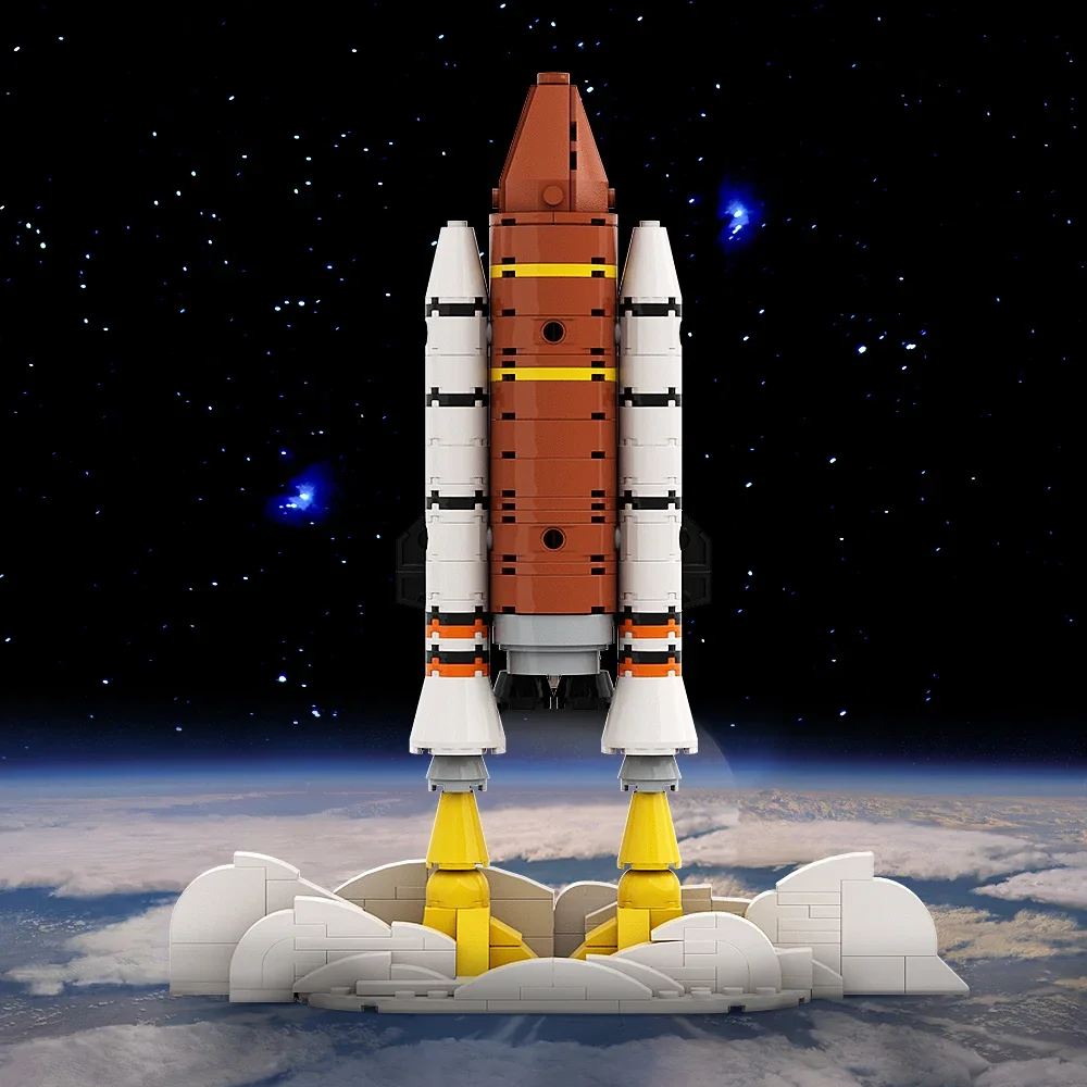 

MOC Space Shuttle Rocket Building Blocks Launch Center Shuttle Expedition Assemble Spacecraft Bricks Toys For Kids Birthday Gift