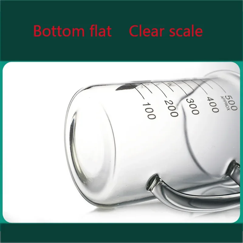 Borosilicate Glass Measuring Cup with Handle - 500...