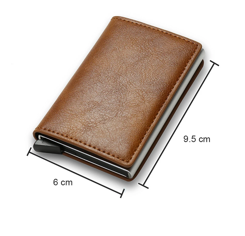 Anti-Dieb-RFID-Kreditkartenetui, intelligente, minimalistische Geldbörse, Tasche für Herren und Damen, schlankes Kartenetui, Bank, Bargeld, Kreditkartenetui, Tasche, Geldbörse – Detail 4