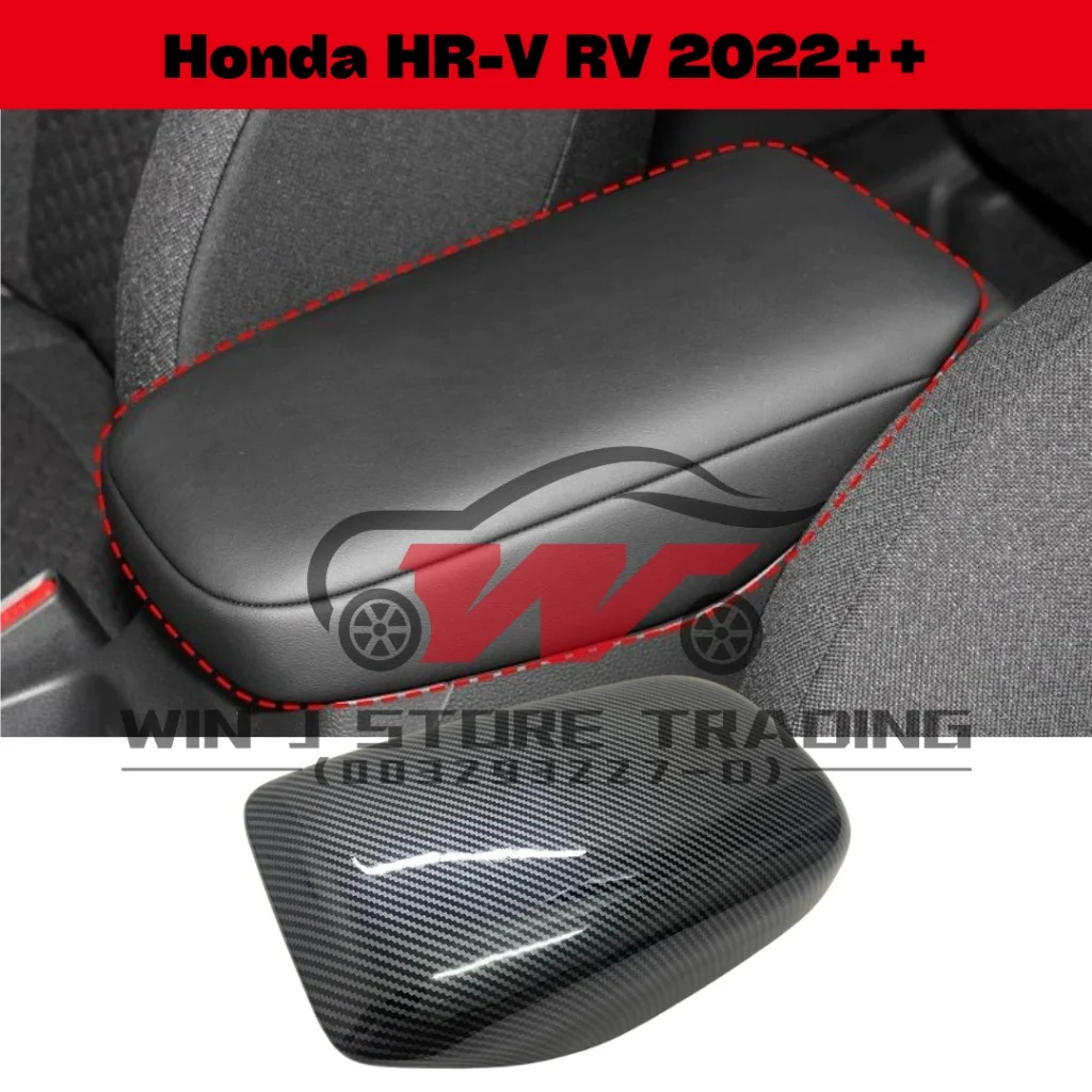 

Honda HR-V HRV 2022++ Carbon Trim Armrest Protector Cover For HRV 1.5S 1.5E 1.5V 1.5RS