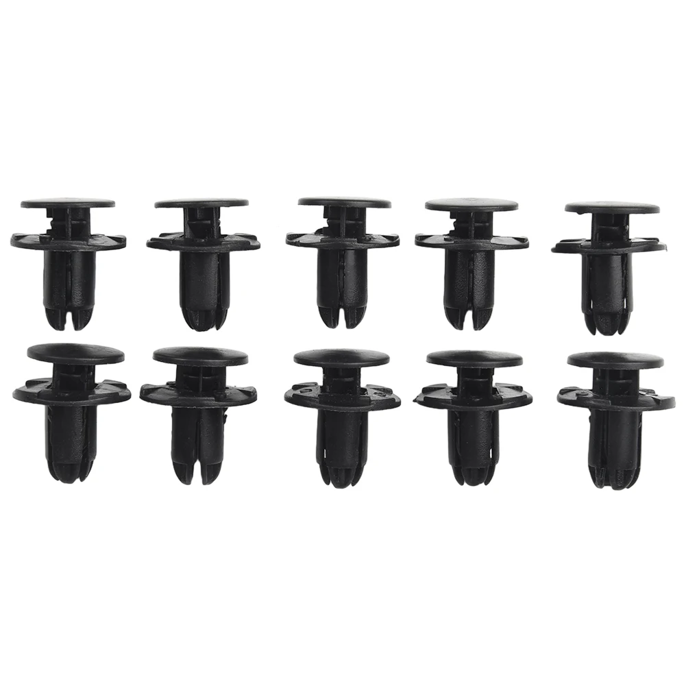 

For Hyundai 10x Retainer Clips Push In Type 86590-28000 865952T500 8mm Hole Head Diameter 18mm Length 14mm Nylon Durable