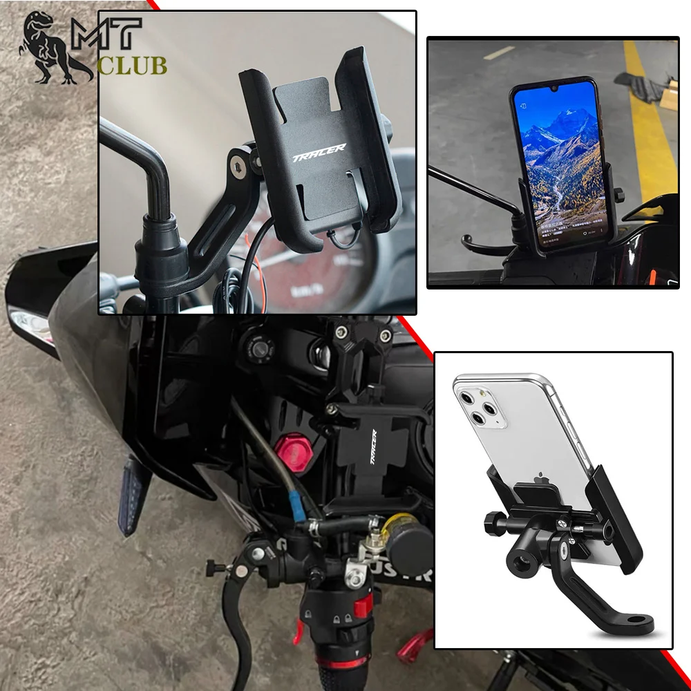 

Для YAMAHA TRACER 7GT 9GT 700GT 900GT TRACER7 TRACER9GT мотоциклетное зеркало на руль CNC фотографический кронштейн держатель стойки GPS