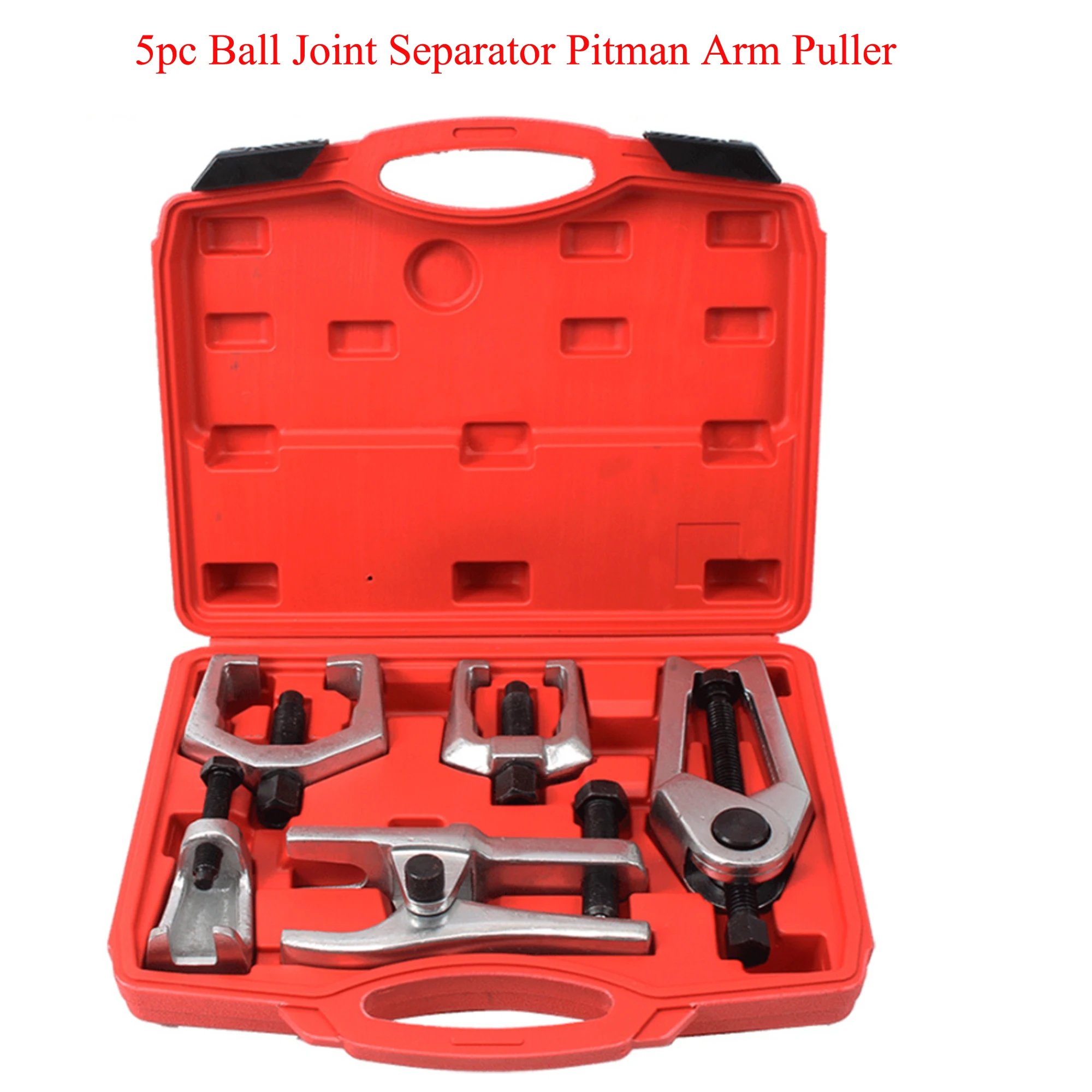 

5-in-1 Ball Joint Separator Pitman Arm Puller Tie Rod End Tool Set for Front End Service, Splitter Removal Kit