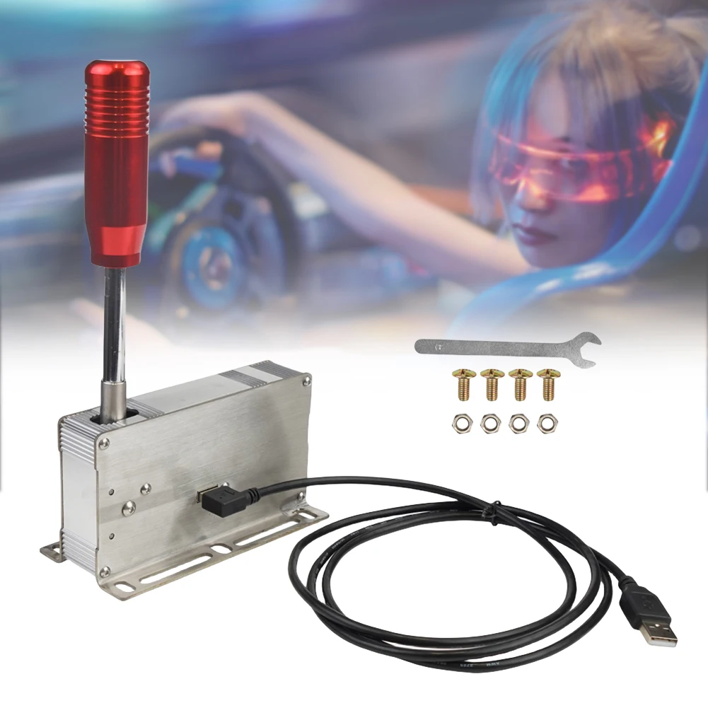 USB H 기어 시프터 심 기어 시프트 레이싱 게임 순차 시프터, 로지텍 G27, G29, G923, G920 용