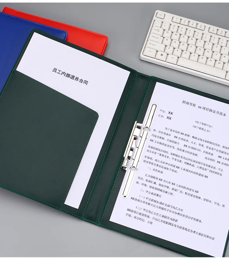 Portapapeles Con Almacenamiento Carpeta A4 De Piel Sintética Amksons - Con Bloc De Notas, Portapapeles, Bolsillos Y Cierre Magnético, Color Negro Portapapeles Ejecutivo