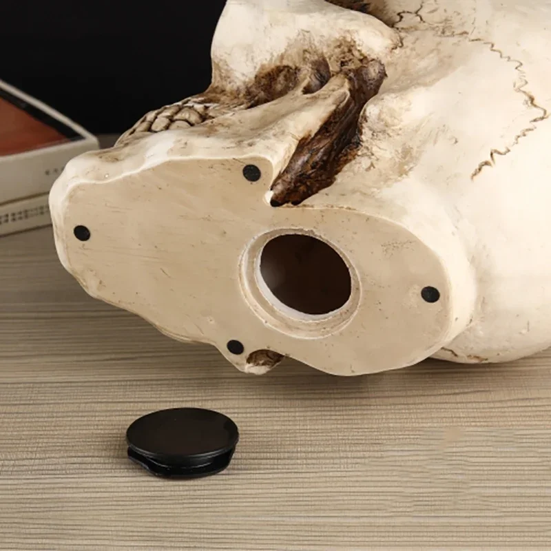 Skull Piggy Bank Creative Retro Piggy Bank for Adults Paper Money Cash American Large Coin Box Money Bank Birthday Gift 3