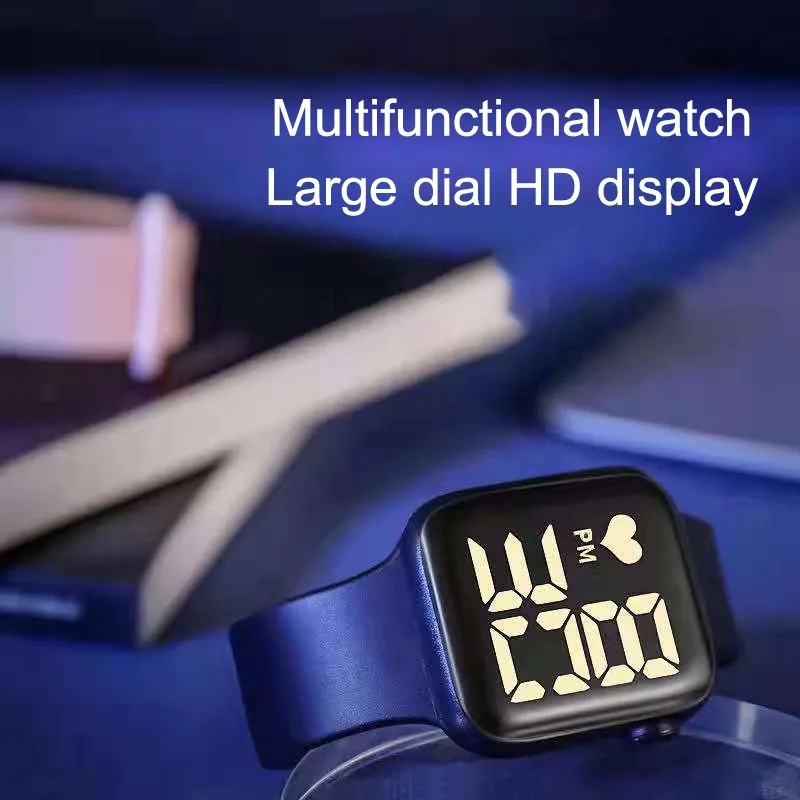 Sports kids watches boys girls watch free shipping Waterproof Y1Led Digital Watch Ultra-light Silicone Strap Child Simple Watch