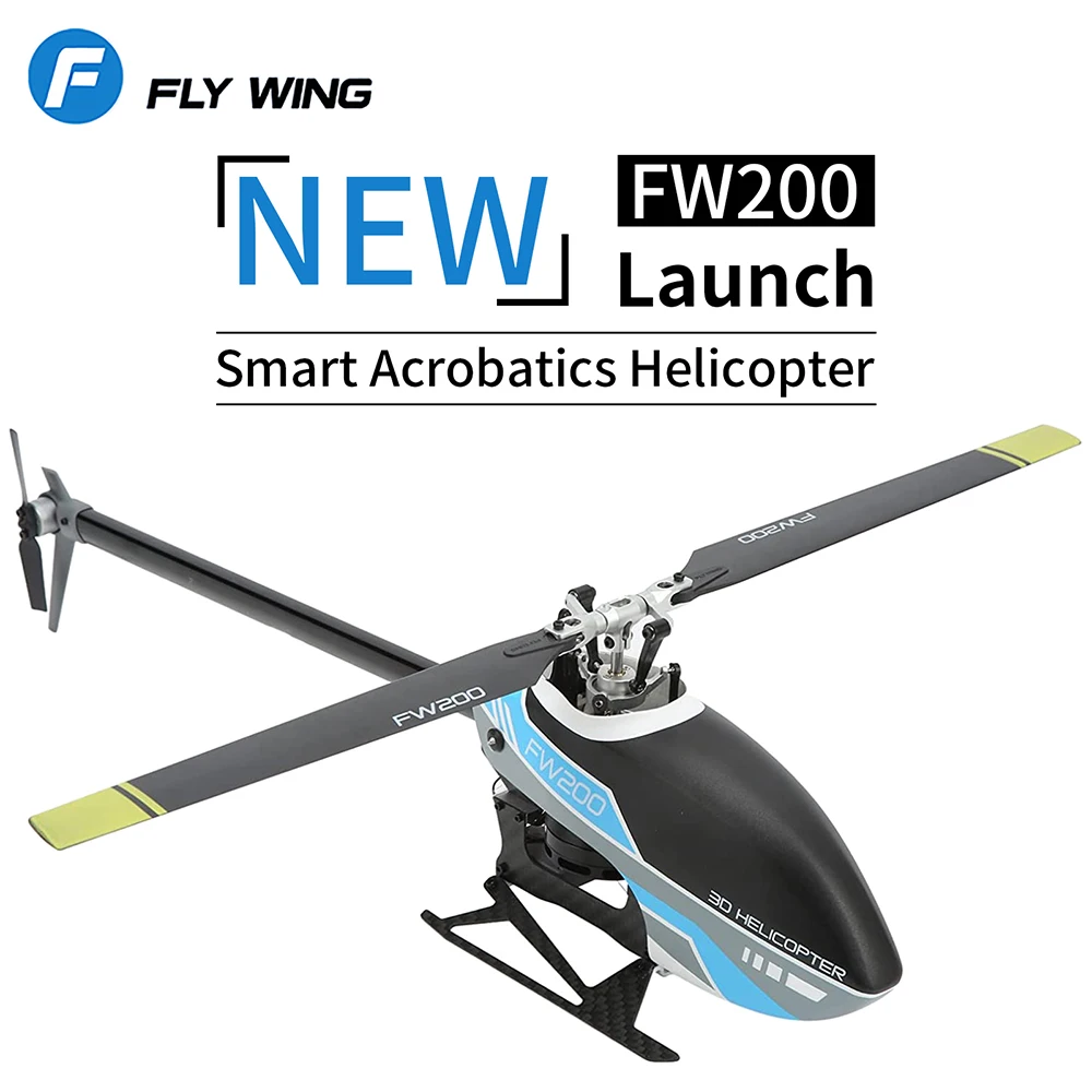 Fly Wing FW200 RC Helicopter RTF 3D APP Adjust Automatic Return Brushless Remote Control with Charger Positioning