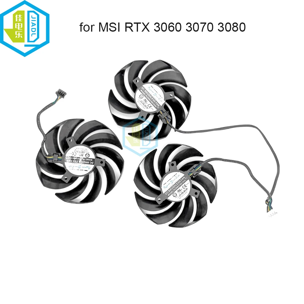 Ventola Della Scheda Grafica 12V Muslimper Msi Geforce Rtx 3060 3070 3080 3090 3060Ti 3070Ti 3080Ti 3090Ti Gaming X Trio Gpu Cooler