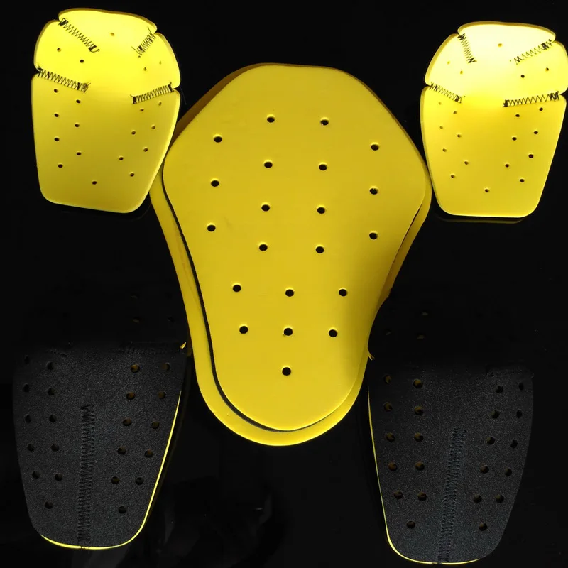 5 Pcs/set Universal Motorcycle racing jacket gear removable internal soft brace Shoulders guard back Elbow pads motorcycle jacket,motocross gear set,motorcycle protector