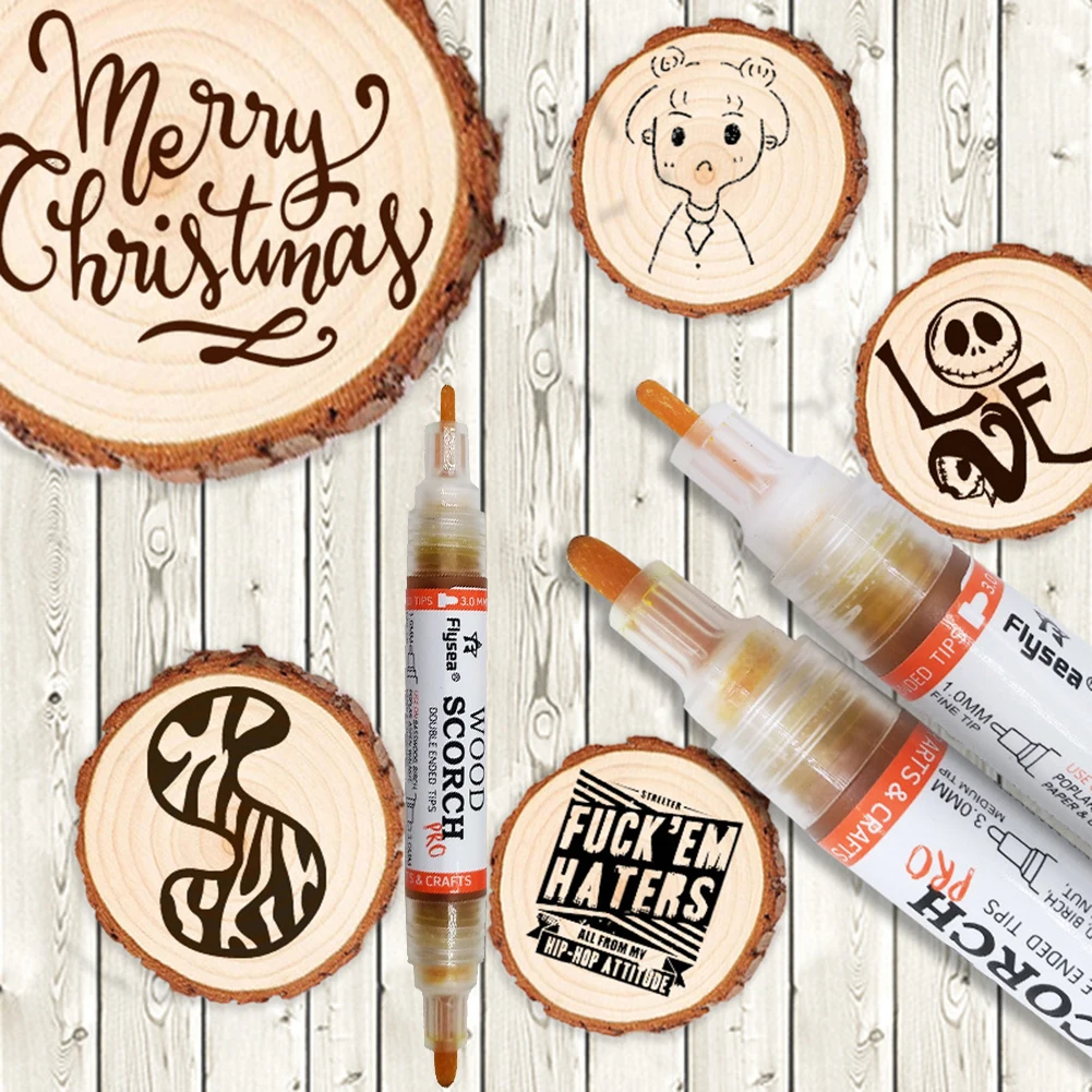 Scorch Marker Chemical Wood Burning Pen For Project Painting DIY Craft Project Woodworking Art Painting Marker Pen