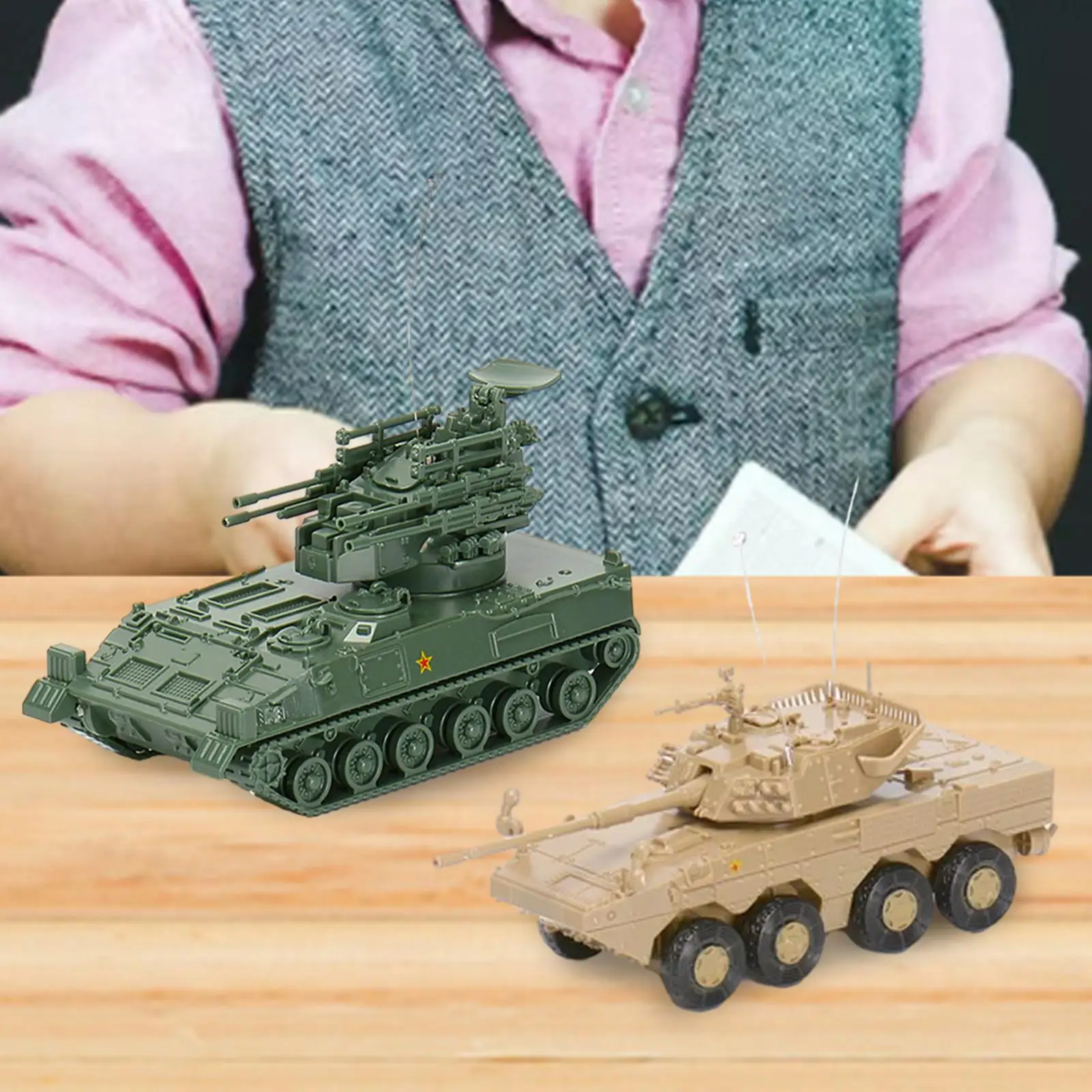 

2 шт., масштаб 1:72, 4D Коллекционная Миниатюрная модель для строительства
