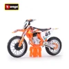 Bburago 1:18 2018 KTM-450 SX-F Factory Edition Static Die Cast Vehicles Collectible Motorcycle Model Toys 6