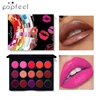 POPFEEL Matte 15 Colors Mini Lipstick Palette Red Lipstick Multicolored Moisturizing Lipstick Long Lasting Waterproof 2