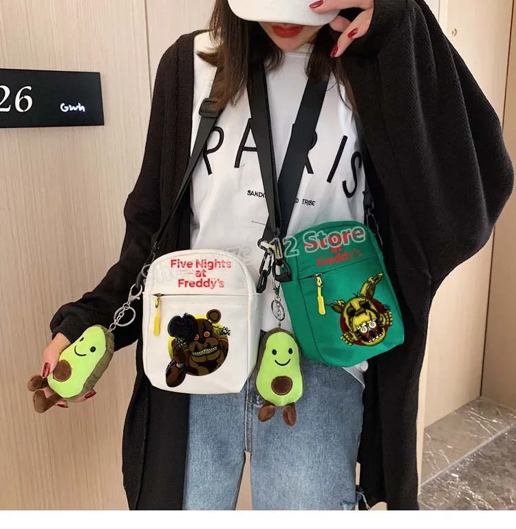 Kids FNAF Crossbodybag Game Anime Five Night At Freddy Cross Body 