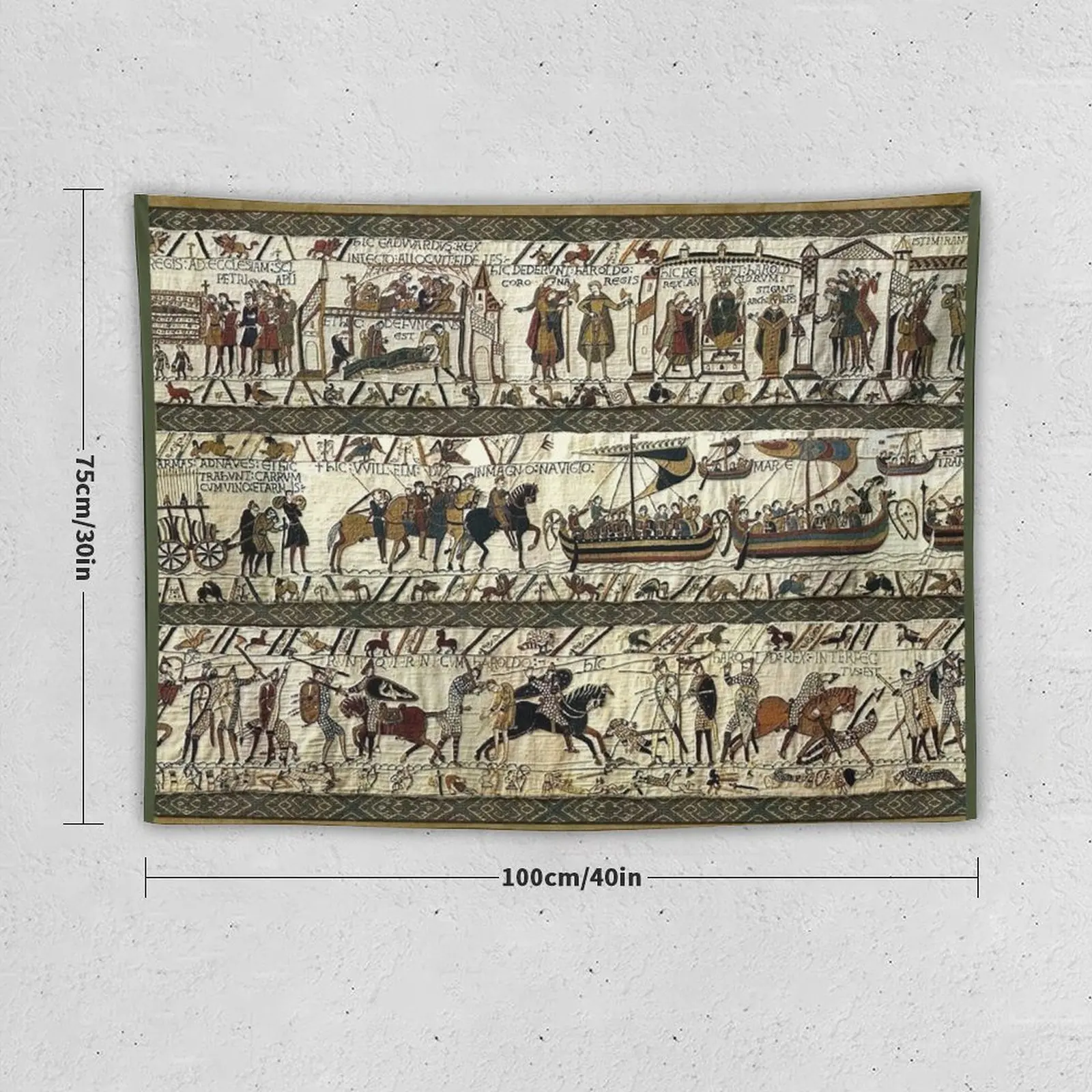 Bayeux Tapestry Tapestry Home Decor Aesthetic Wall Hanging Wall